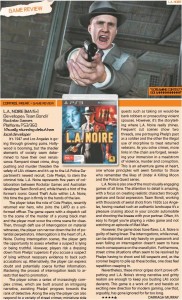 Review of LA Noire Review of LA Noire